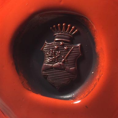 ceralacca da anello sigillo con stemma araldico (heraldic crest)