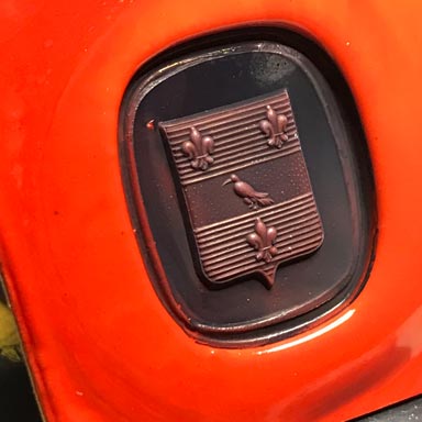 ceralacca da anello sigillo con stemma araldico (heraldic crest)
